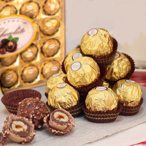 スイーツとスウィートキャンディーチョコレート母の日イードチョコレートビスケットミックスハラルベガノスナックゴールデンチョコレートボール - Product Image 3