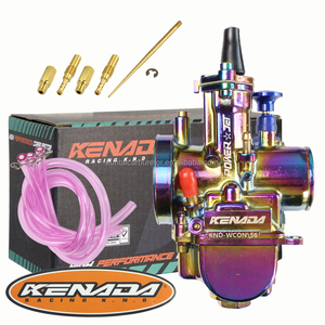 KENADA Carburateur <span class=keywords><strong>PWK</strong></span> multicolore <span class=keywords><strong>21</strong></span> 24 26 28 30 32 34mm universel power jet racing pour moto ATV dirt bike 2T 4T - Product Image 1