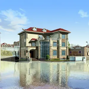 Fabrika fiyat hafif çelik villa ev prefabrik prefabrik taşınabilir küçük ev