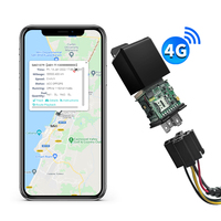 Plate-forme gratuite de style chinois Mini relais GPS Tracker 4G Installation facile Coupe instantanée huile et électricité Carte SIM requise