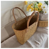Sympathy Straw Beach Seafood Panier à légumes rétro Super grand sac fourre-tout avec bandoulière et motif personnalisable