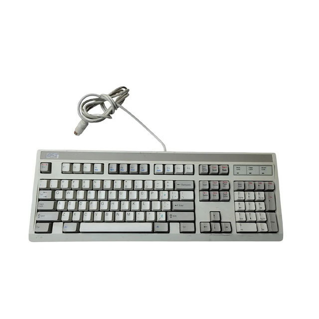 Fair Prices Vintage AST PS/2 Beige Mechanical USB 104-Key Keyboard P/N 120077-101 230402-001C Bulk Used Desktop/Laptop