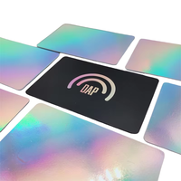 Carte RFID holographique programmable 213 215 216, format ISO CR80, autocollant à estampage à chaud