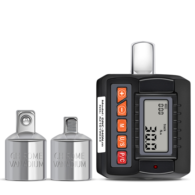 High Accuracy 4 Torque Units Torque Meter Digital Display 3 Modes Wrench Tester Drive Universal Repair Tools