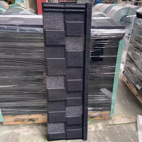 Tejas Metálicas con Recubrimiento de Piedra de Colores, Tipo Metro, de Calidad Profesional, Venta al por Mayor de Fábrica, Láminas de Tejas Personalizadas para Hoteles de Bambú
