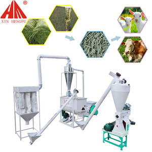 Machine de fabrication d'aliments pour bétail et volaille 1-2 t/h Ligne de production complète de granulés d'aliments pour animaux pour ferme d'élevage de 50000 poulets et 1000 bovins - Product Image 5