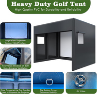 Terrain de golf gonflable portable personnalisé, mini terrain de golf, tente de simulation de golf gonflable d'intérieur et d'extérieur, à vendre, tentes pour salons professionnels