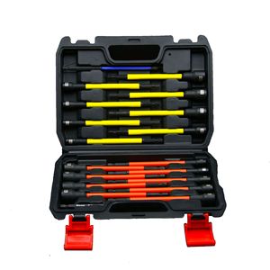 ZHCY 19 Pc Extended Magnetic Socket <b>Set</b> 1/4 In Hex Industrial Grade For Automotive Repair Electric Drill Use - Product Image 1