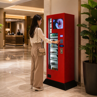Distributeur automatique intelligent autonome avec clavier numérique à 10 touches, écran LCD, paiement, kiosque compact en libre-service pour thé, café, produits de beauté, certifié CE