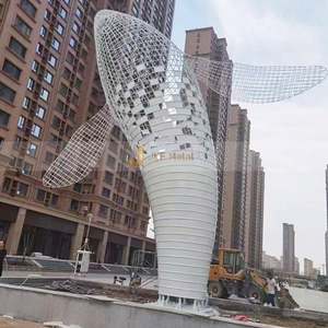 Escultura del Árbol de la Vida en Acero Inoxidable Estilo Art Deco ANW073, Tamaño Personalizado para Decoración de Aniversario - Product Image 2