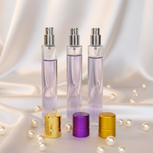 Flacone Spray in Vetro Cilindrico Personalizzabile <span class=keywords><strong>da</strong></span> 30ml con Tappo a Vite, Ricaricabile, Vuoto, per Marchi di Profumi Personali - Product Image 2