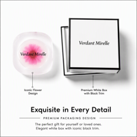Verdant Mirelle Eternal Real Flower Jelly Blush Bálsamo Transparente que Cambia de Color con la Temperatura, Acabado Natural Claro para Labios y Mejillas 2 en 1