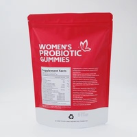 Gummies probiotiques GMP HACCP ISO pour femmes avec fibres prébiotiques et enzymes &amp;   Personnalisation du logo et de l'étiquette Cranberry Support