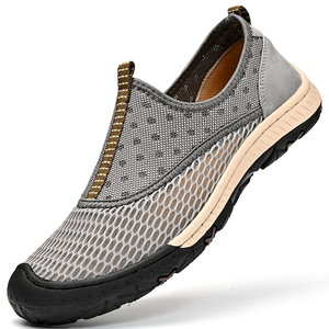 LOGO personalizzato In maglia Ready Stock superiore traspirante uomo Cool estate <span class=keywords><strong>sandali</strong></span> Casual scarpe da passeggio - Product Image 2