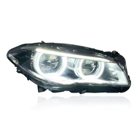 Faro Delantero Full LED SJC Auto para BMW Serie 5 F10 F18 520i 525i 2011-2017, Actualización a Accesorios de Lámpara de Luz Diurna Ojos de Ángel