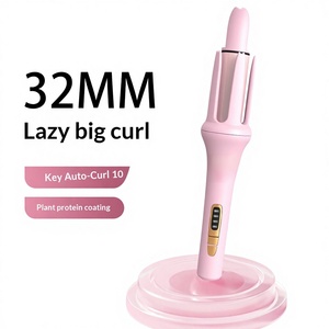 <span class=keywords><strong>Fer</strong></span> à boucler automatique 32 mm en céramique à ions négatifs <span class=keywords><strong>pour</strong></span> ondulations naturelles, soin capillaire, 35W, 1 température - Product Image 1
