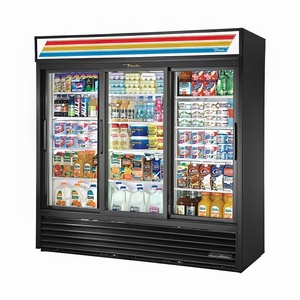 Refrigerador de supermercado de temperatura única personalizado Highbright, refrigerador de puerta de vidrio de baja emisividad, congelador enfriador de bebidas enchufable - Product Image 5