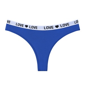Tangas de Algodón para Mujer al por Mayor, Ropa Interior Deportiva Transpirable, de Cintura Baja, Sexy y a la Moda - Product Image 1