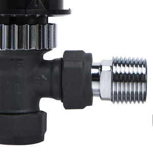 Vanne <span class=keywords><strong>de</strong></span> <span class=keywords><strong>radiateur</strong></span> thermostatique TRV chromée OLDE et corps en laiton à tête blanche - Product Image 6