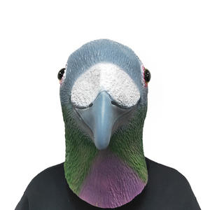 Simulé Gris Vert <span class=keywords><strong>Pigeon</strong></span> Pleine Tête <span class=keywords><strong>Masque</strong></span> Halloween Cosplay Costume Animal Prop - Product Image 3