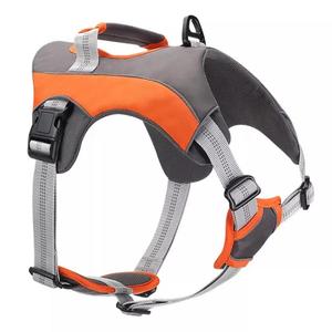 Rompi Anjing Ditingkatkan Tanpa Tarikan Tali Kekang Hewan Peliharaan Reflektif Dapat Disesuaikan dengan <span class=keywords><strong>1</strong></span> Kait Tali D-ring Pegangan Mudah Kontrol - Product Image 3