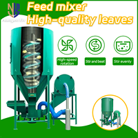 Broyeur-Mélangeur Vertical d'Aliments pour Petits Animaux et Volailles à Usage Agricole / Machine de Concassage et de Mélange de Grains