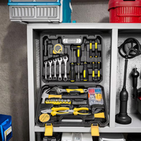 Vente en gros de 88 pièces d'outils manuels en acier au carbone OEM, coffret rigide, pour la réparation domestique et automobile