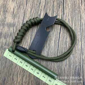 Encendedor de Magnesio 8x80mm, Herramienta de Supervivencia para Camping al Aire Libre, Verde Militar, OEM Personalizable - Product Image 3