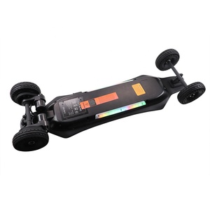 Livraison gratuite, planche à roulettes motorisée tout-terrain, longue portée 24 miles, moteur à courroie 1000W, planche à roulettes électrique avec télécommande, moins de 500 dollars - Product Image 1
