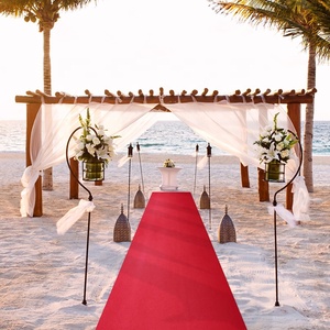 Low Price Red Carpet Wedding <strong>Runner</strong> Wedding <strong>Hall</strong> Carpet Event Red Non-woven Hallway Corridor Indoor Outdoor Carpet <strong>Runner</strong> Roll - Product Image 3