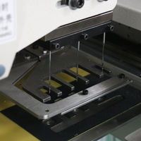 Machine à coudre industrielle programmable à une aiguille HK-3020HZ, robuste, avec moteur intégré, construction métallique pour matériaux de moyenne épaisseur