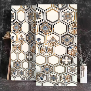 Carrelage mural et de sol moderne de luxe 600x1200, grand format 800x800, brique réfractaire 750x1500 pour salon SV16861201 - Product Image 2