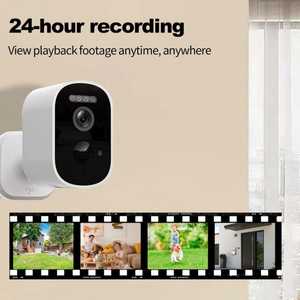 Cámara WiFi Shuzhi 2.5K con Batería, Cámara <span class=keywords><strong>de</strong></span> Seguridad Exterior con Visión Nocturna y Reflector, Cámara CCTV Inalámbrica para el Hogar - Product Image 6