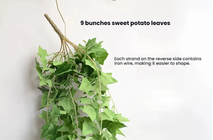 Guirnalda de Hojas Verdes Artificiales Colgantes de Seda, Decoración de Pared para el Hogar, Boda, Hiedra Artificial - Product Image 5