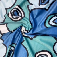 Machine d'impression numérique textile en velours, tissu 100% polyester, tissu à motifs floraux