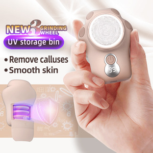 Productos para el Hogar Inteligente, Removedor de Callos, Dispositivo para el Cuidado de los Pies con Tres Cabezales de Pulido Reemplazables - Product Image 2