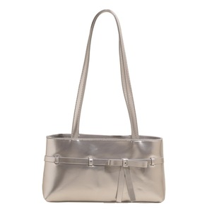 Sac à bandoulière tendance style coréen, bleu clair <span class=keywords><strong>brillant</strong></span>, en similicuir huilé - Product Image 6