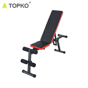 TOPKO Commercial Gym esercizio panca regolabile sollevamento pesi manubri peso Sit up panca con inclinazione e declino
