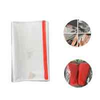 Sac cadeau transparent auto-adhésif OPP personnalisable de 26*40 cm avec impression en gravure pour l'emballage de vêtements jetables et de t-shirts