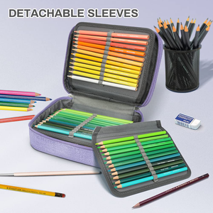 Astuccio di grande capacità, portamatite colorato, astuccio capiente <span class=keywords><strong>per</strong></span> scuola media e superiore, <span class=keywords><strong>per</strong></span> ragazzi, ragazze e ufficio - Product Image 2