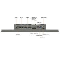Panel PC Táctil Industrial VESA de 18.5 Pulgadas, Computadora de Panel sin Ventilador, Procesador Intel Ultra5/Ultra7, Pantalla Táctil Industrial en Stock