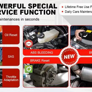 Lecteur de code OBD2 LAUNCH CRP123X V2.0 de 5 pouces avec 7 fonctions de réinitialisation, scanner de diagnostic automobile avec mise à jour gratuite à vie - Product Image 2