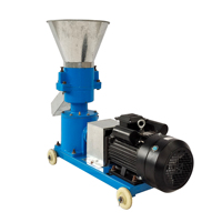 Machine à granulés d'aliments pour poissons et bétail électrique haute productivité 220V, construction en acier allié, capacité 200kg/h, plusieurs tailles de granulés