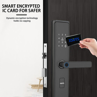 XSDTS D01 Compatible con Cerradura Inteligente Digital Tuya/TT, Módulo Wifi/Remoto, Desbloqueo por Huella Dactilar