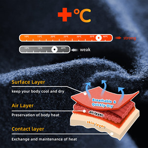 Manches de cyclisme thermiques en polaire Darevie pour l'hiver, bleues, anti-UV, manches de compression sportives unisexes - Product Image 6