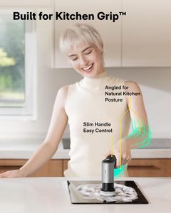 HOTO Spazzola Elettrica Rotante Senza Fili per Pulizia Bagno, Cucina, Piastrelle, Doccia, IPX7 Impermeabile, Leggera - Product Image 5