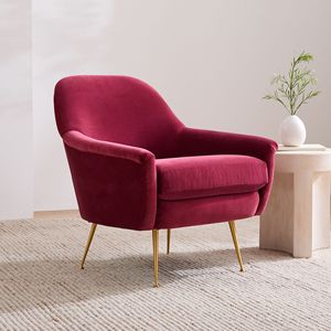 Vente chaude La Chaise De Salon Princesse Vent <span class=keywords><strong>Beige</strong></span> Tissu Chaise <span class=keywords><strong>Or</strong></span> Métal Chaise Jambe <span class=keywords><strong>Fauteuil</strong></span> Est Doux <span class=keywords><strong>Et</strong></span> Résistant - Product Image 2
