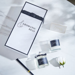 Décoration de la maison, <span class=keywords><strong>air</strong></span> frais, parfum naturel, <span class=keywords><strong>huile</strong></span> <span class=keywords><strong>essentielle</strong></span>, <span class=keywords><strong>diffuseur</strong></span> de roseaux et bougies de soja comme cadeaux de Noël - Product Image 4