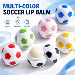 Bálsamo Labial Personalizado con Forma de Balón de Fútbol de Marca Privada para Eventos Deportivos, Regalo Promocional OEM - Product Image 1