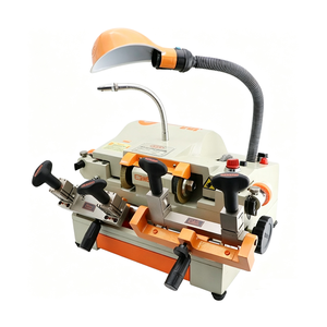 Duplicadora de Llaves Multifuncional de Doble Cabezal WenXing 100F, Máquina Eléctrica Universal de Alta Precisión para Copiar Llaves Metálicas, Color Naranja - Product Image 4